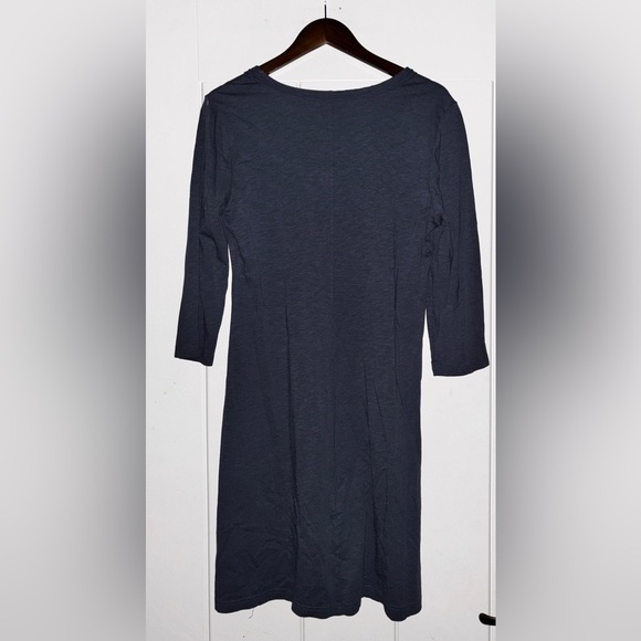 Garnet Hill Trapeze Scoop Neck Mini Dress Summer Casual Beachy Vacay Women M - Picture 2 of 7